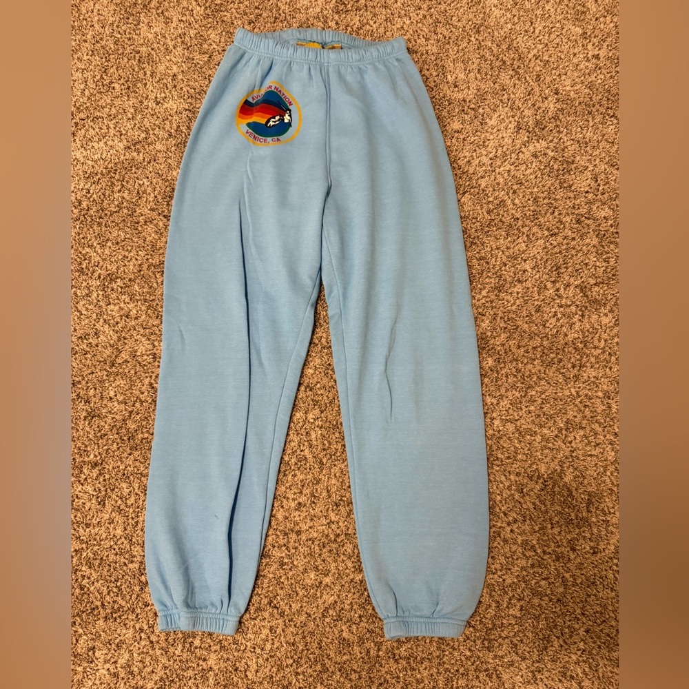 Blue Aviator Nation Sweatpants